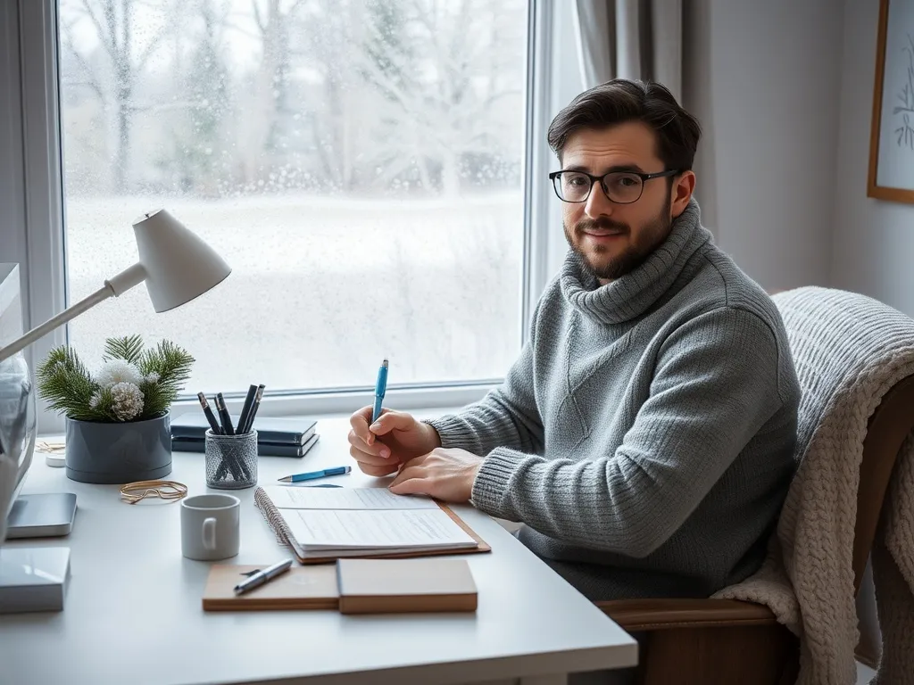 Rauhallinen talviympäristö